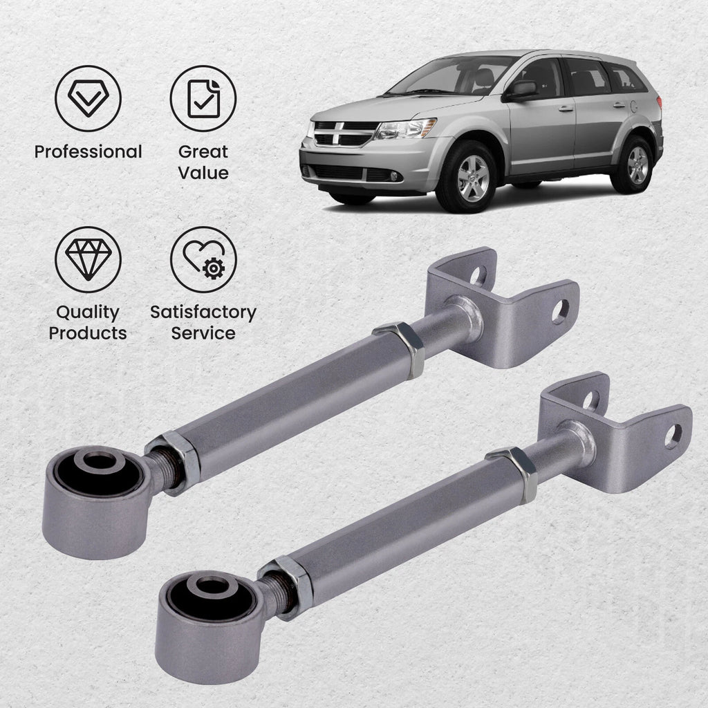 2Pcs Rear Upper Adjustable Camber Control Arm Kit for Chrysler Sebring (2007–2010)