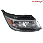 Set of 2 LED DRL Chrome Headlights for Ford Explorer (2016–2018)