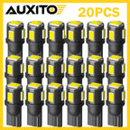 20x T10 194 LED Bulbs for License Plate Interior Light (Universal)