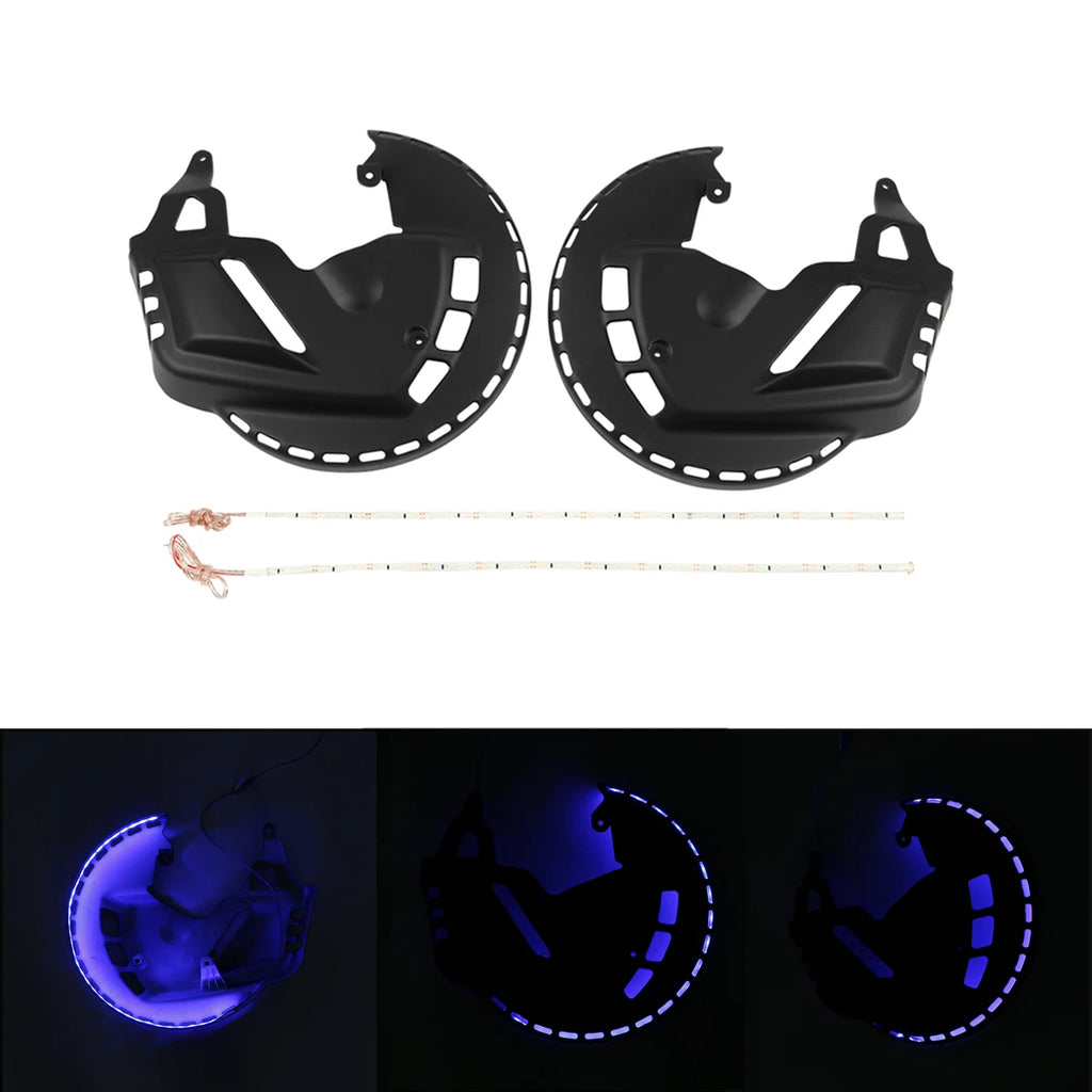 Brake Rotors Covers for Honda Goldwing 1800 (2001–2017) - Blue LED Ring