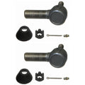 2X Moog Front Outer Steering Tie Rod Ends for Dodge W200 Pickup (1974)