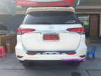 Rear Bumper Step Guard Chrome for Toyota Fortuner AN160 SW4 (2015-2020)
