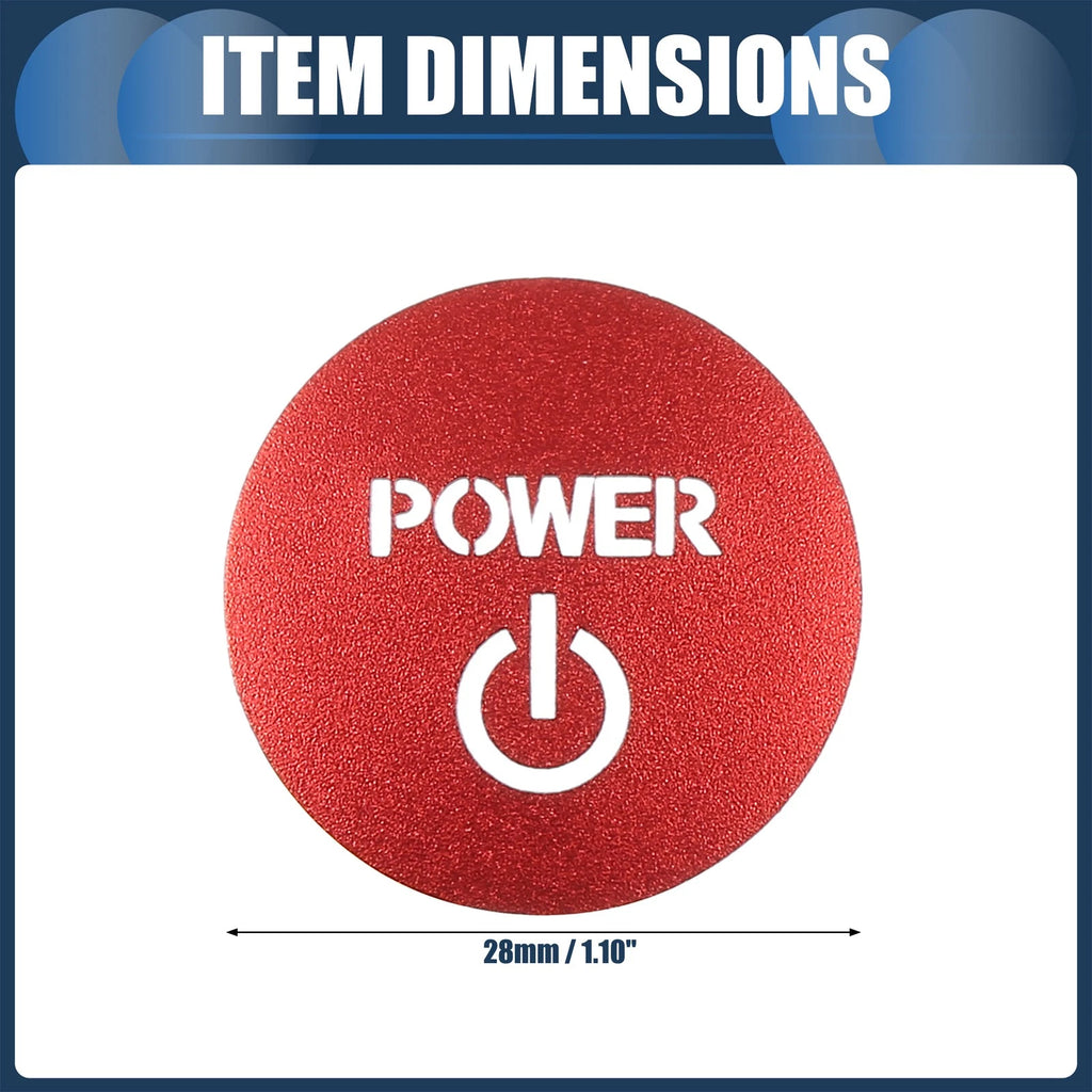 Engine Start Stop Button Cover for Honda Vezel RV Series (2014–2021) Red
