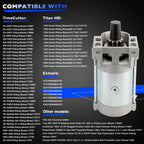 Starter Motor for Toro Timecutter Titan HD 1500, Exmark 2P77F (2010–2023)