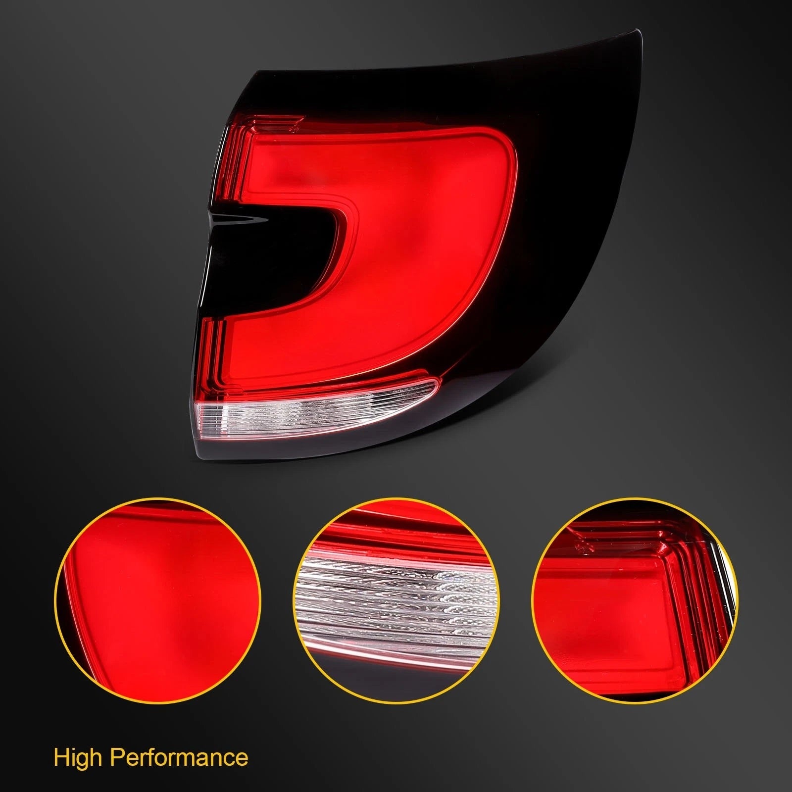 Rear Right Outer LED Tail Light for Chrysler Pacifica Voyager (2021–2025)