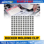 Set of 100 Rocker Panel Moulding Clip Sealers for Ford F-150 (2015–2020)