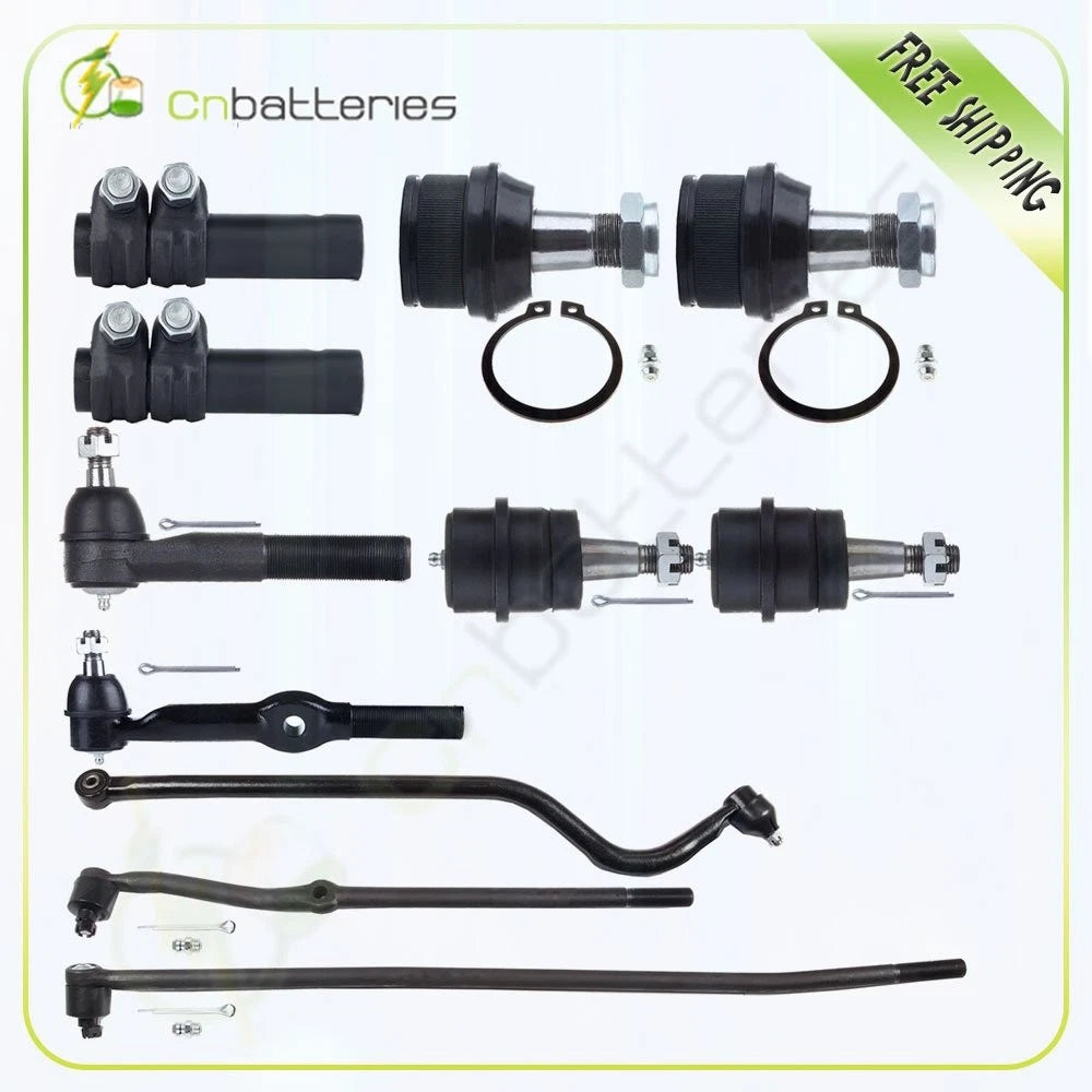 11pcs Steering Track Bar Ball Joint Tie Rod for Dodge Ram 1500 2500 3500 (1994–1997)