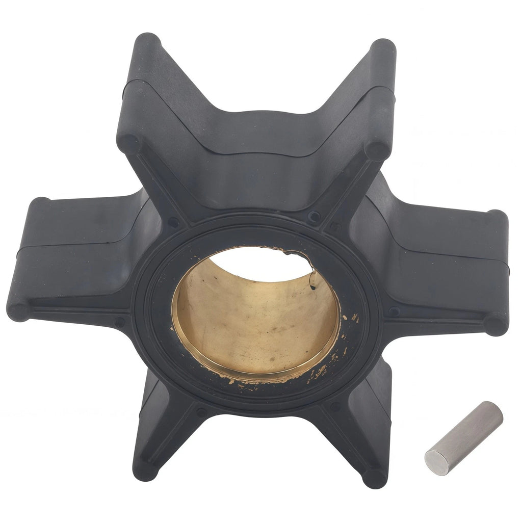 Water Pump Impeller & Pin for Evinrude Johnson Outboard 20-35 HP (0763982)