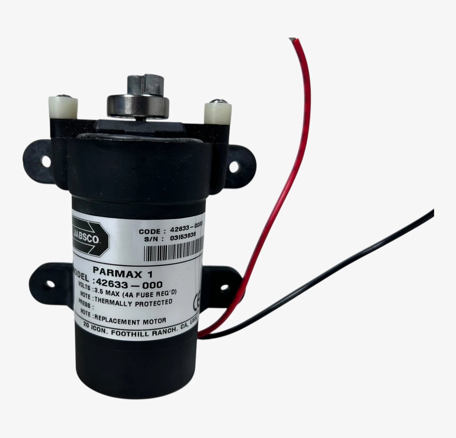 Par-Max Water System Pump 12V for Jabsco 42633-000 (N/A)