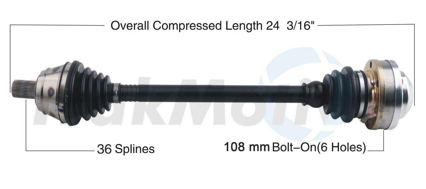 CV Axle Shaft for SurTrack AD-8143