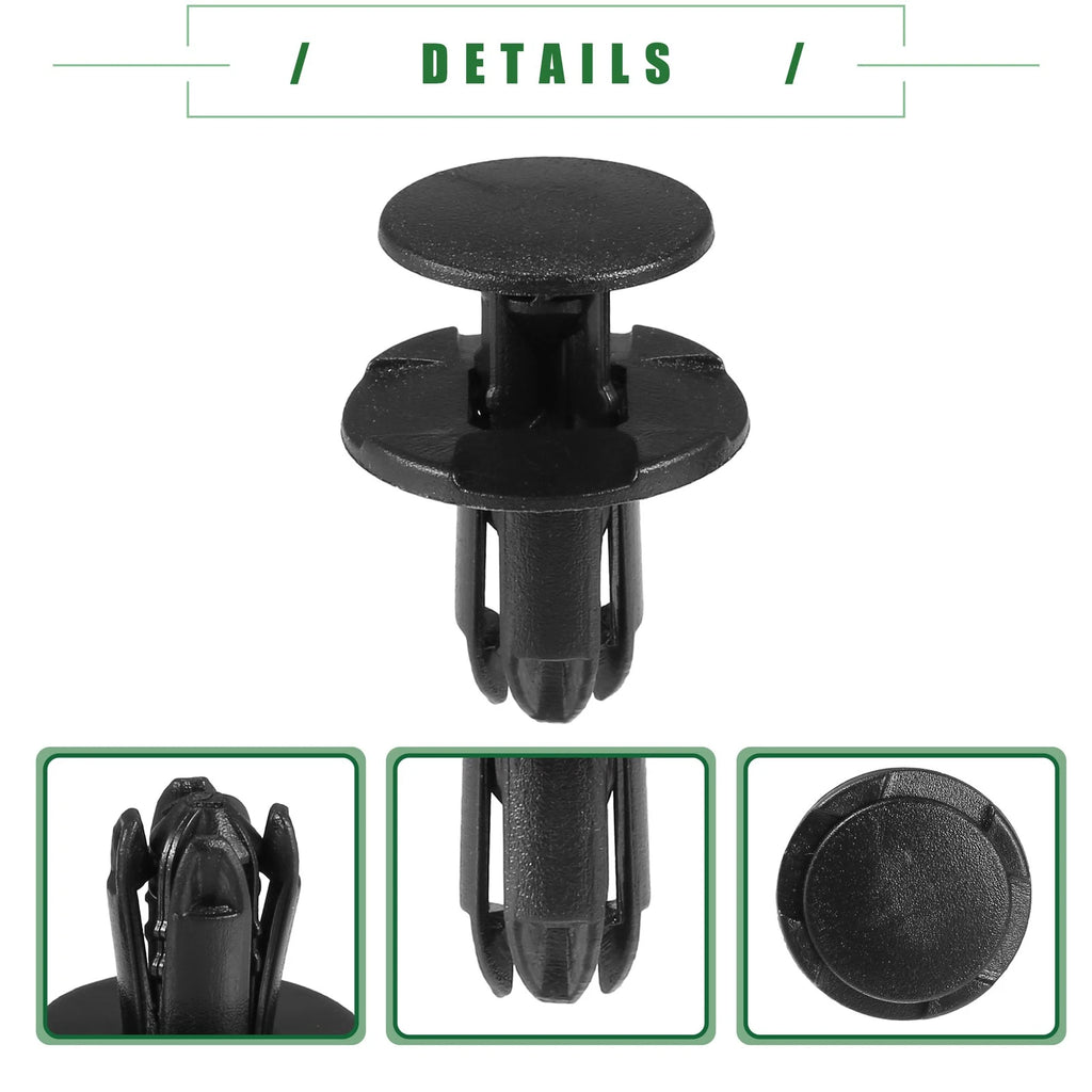 Fender Liner Clips for Hyundai Veloster (2012–2021) No. 86595-2T500, 10 Pcs