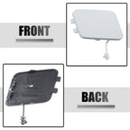 Tow Hook Cover for Audi Q3 (2015–2021) - Front Bumper Eye Hole - White