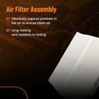 4X Cabin Air Filter for Kenworth T660 T680 T700 T800 T880 W900 (2011–2020) PA30093