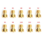 10 Round Head Main Jet Kit for Motorcycle Scooter PZ19 T9 (82-105)