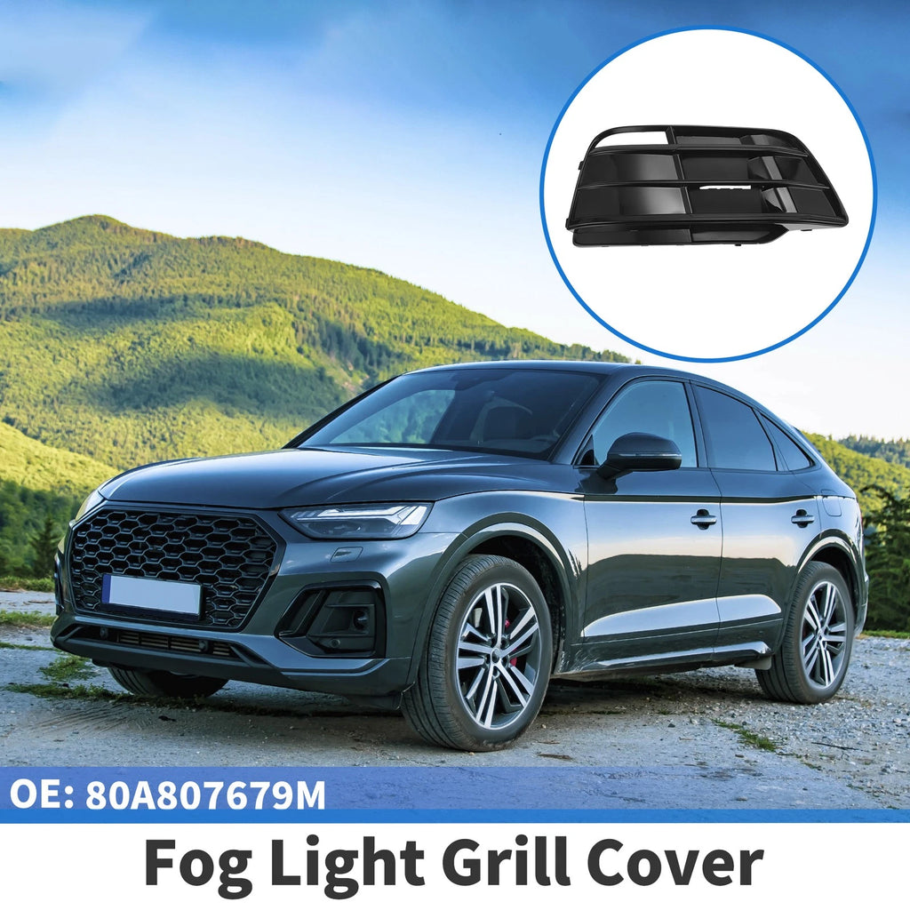 1pc Front Right Fog Light Grill for Audi Q5 SQ5 (2018–2022) No. 80A807679M