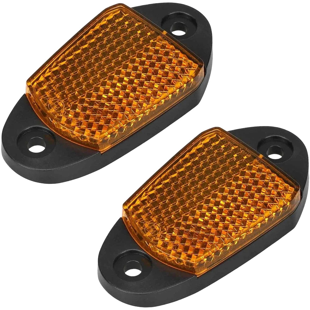 Set of 2 Yellow Side Reflectors for MAXG2 Scooter (No. 9)