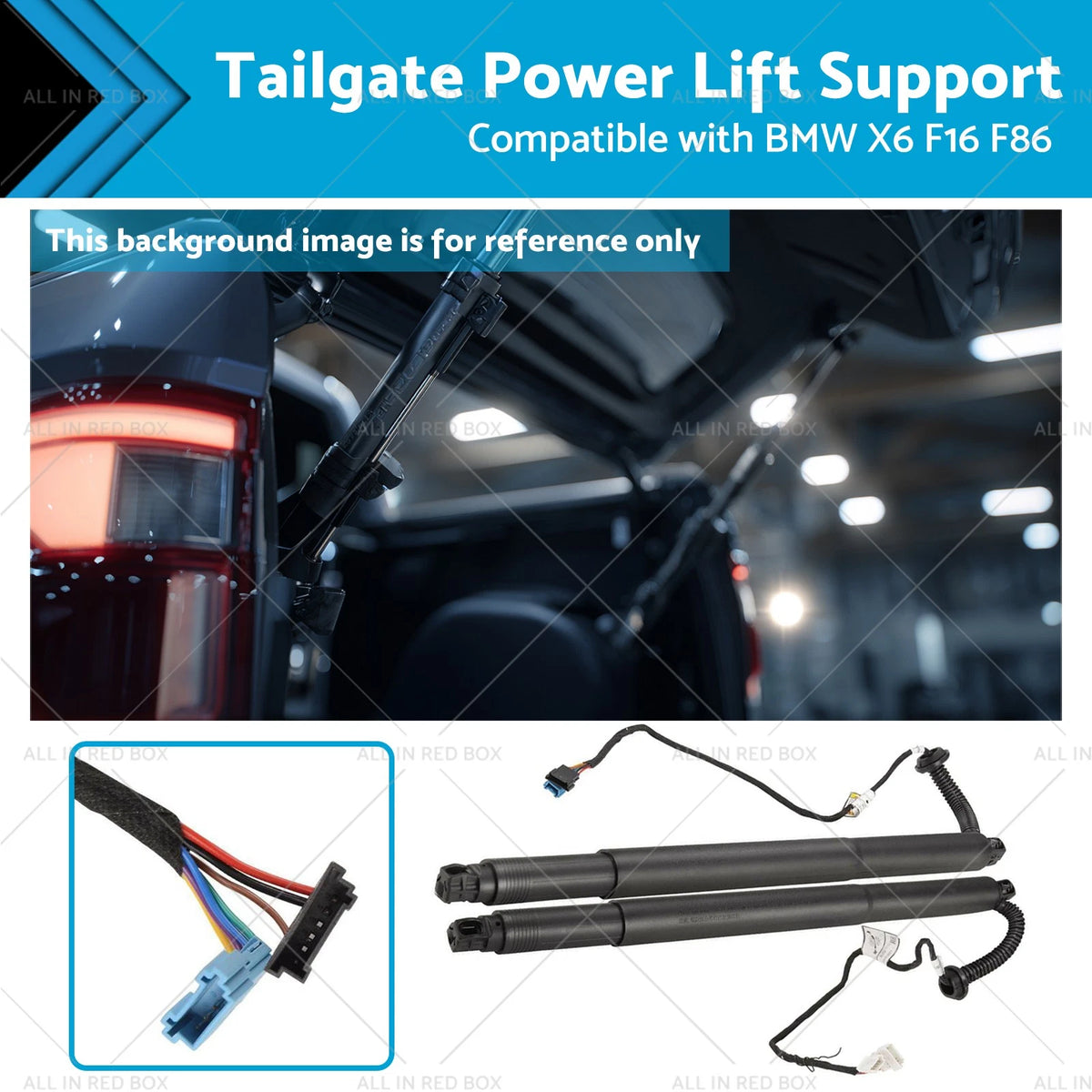 Set of 2 Rear Tailgate Power Lift Supports for BMW X6 F16 F86 (2014–2019)