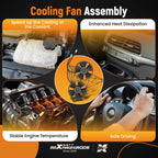 Radiator Fan with Bracket for Harley V-Rod VRSCB VRSCDF VRSCDX (2002–2006)