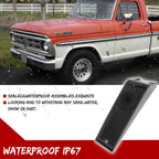 Set of 2 Smoked Black Lens Front Turn Signal Lights for Ford Pickup Truck
