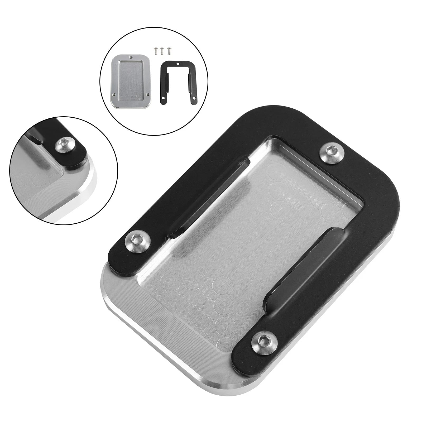 Kickstand Enlarged Plate Pad for Interceptor 650 GT 650 (2018–2023)