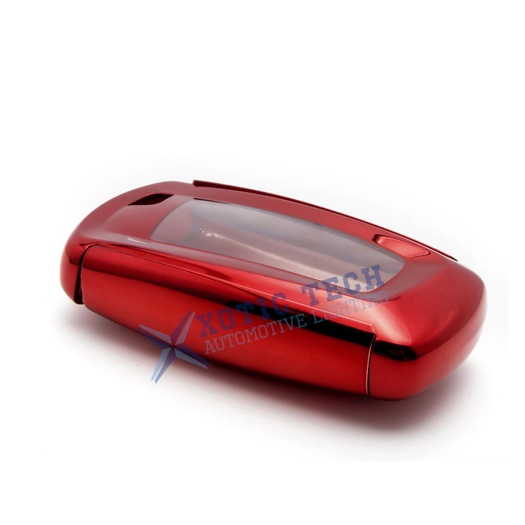 Red Full Seal Remote Key Fob Case Shell for BMW 1-5 Series (2011-2021)