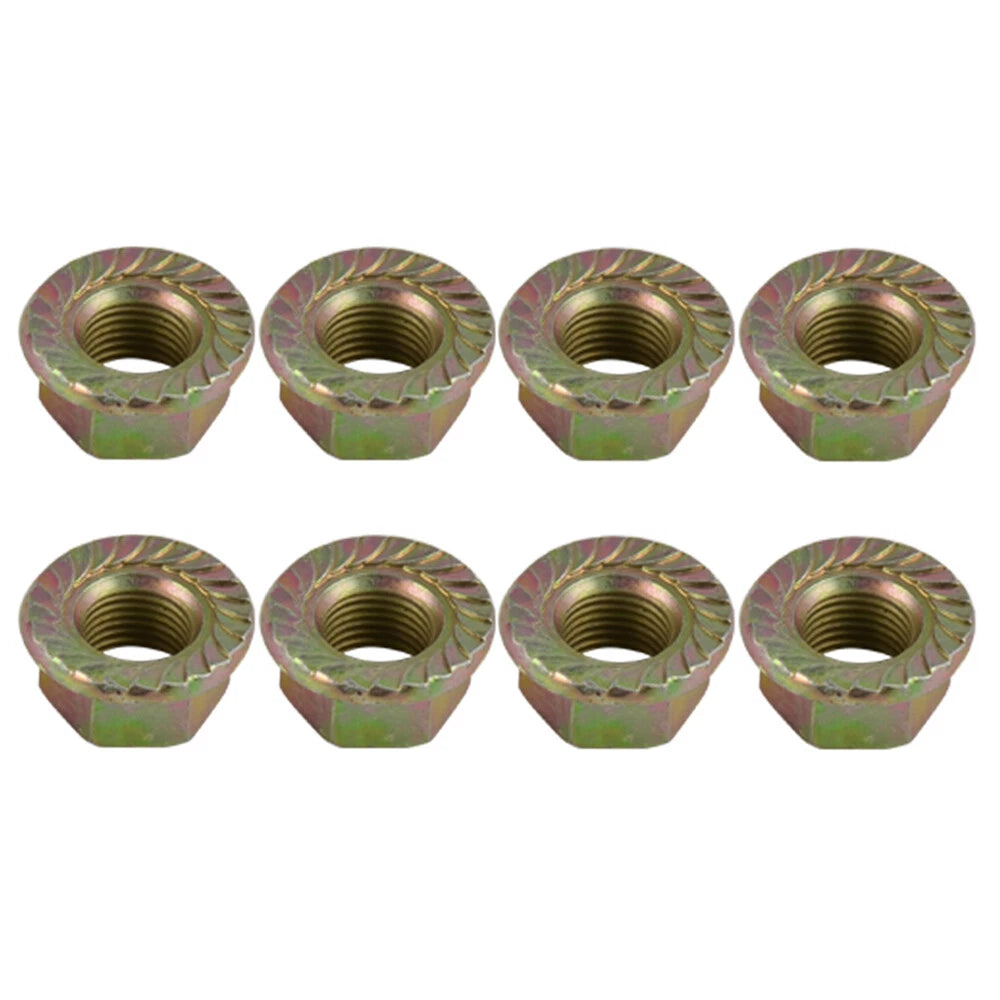 Set of 8 Flange Wheel Lug Nuts for Polaris Ranger 500 570 800 900
