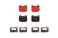 Set of 4 Rear NAO Ceramic Brake Pads for Mercedes W163 ML430 ML500 ML55 AMG