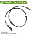 ABS Wheel Speed Sensor No. 34526784618 for BMW Z4 (2009–2016)
