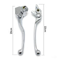 Chrome Brake Clutch Levers for Kawasaki Ninja 650 Z650 Z900 (2017–2023)