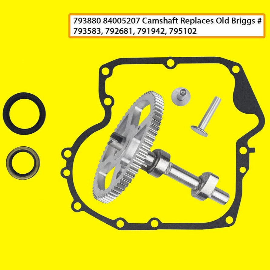 Camshaft with Gaskets for Briggs & Stratton (793880, 793583, 792681)