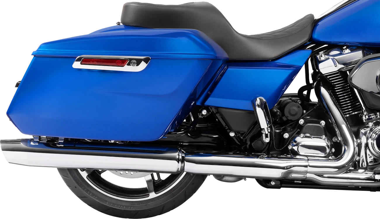 Freedom Seat for Harley-Davidson (2014–2023) - Black Vinyl Double Diamond