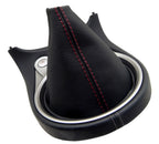 Leather Shift Boot Cover for Nissan 370Z (2008–2019) Red Stitch
