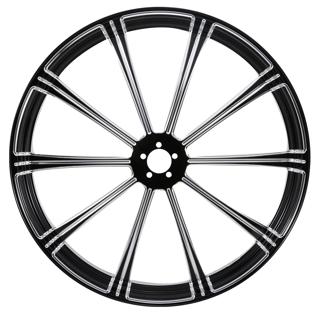 26" x 3.5" CNC Front Wheel Rim & Painted Fender for Harley Touring (2008–2025)