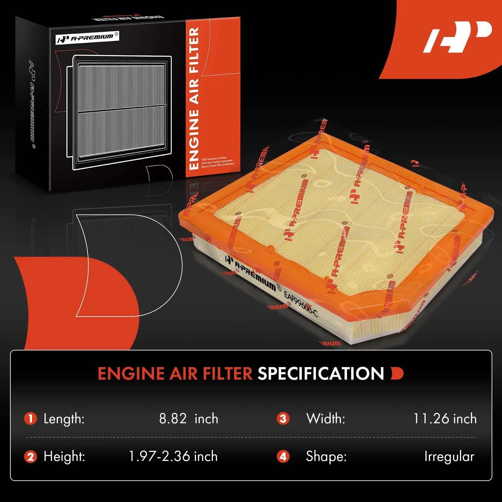 2X Engine Air Filter for BMW M235i xDrive Gran Coupe (2020–2024)
