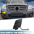 Tow Hook Cover A2048850224 for Mercedes-Benz GLK300 GLK350 (2010–2015) Black