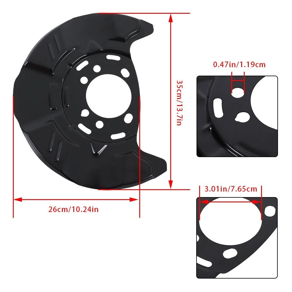 Front Brake Dust Shield for Subaru Impreza (2013–2016)