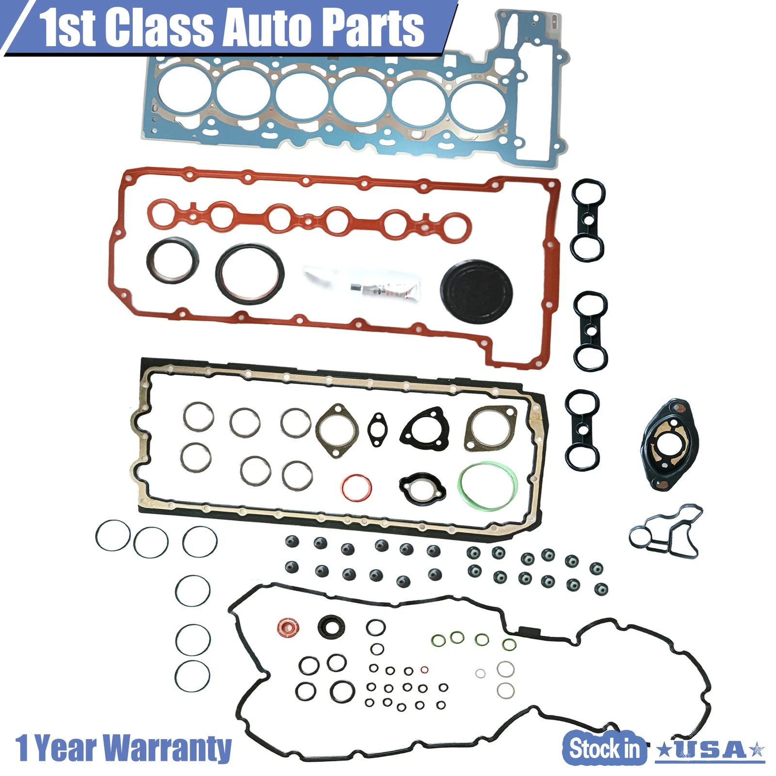 Full Engine Head Gasket Set for BMW 323i 325i 523i E61 E91 E92 Z4 X3 (2006–2013) VS50859R