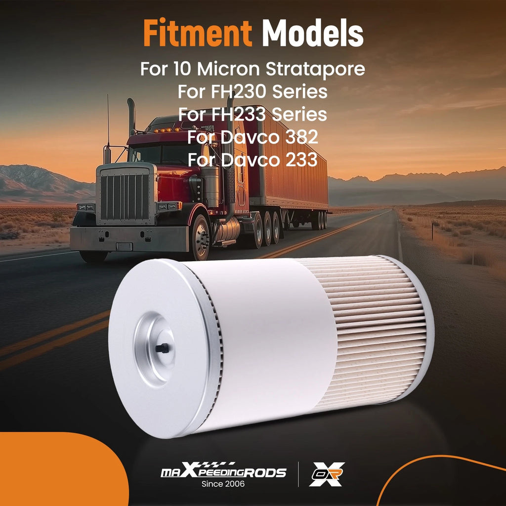 6X Front Fuel Filter for Davco 382 (FS19729, 86657)