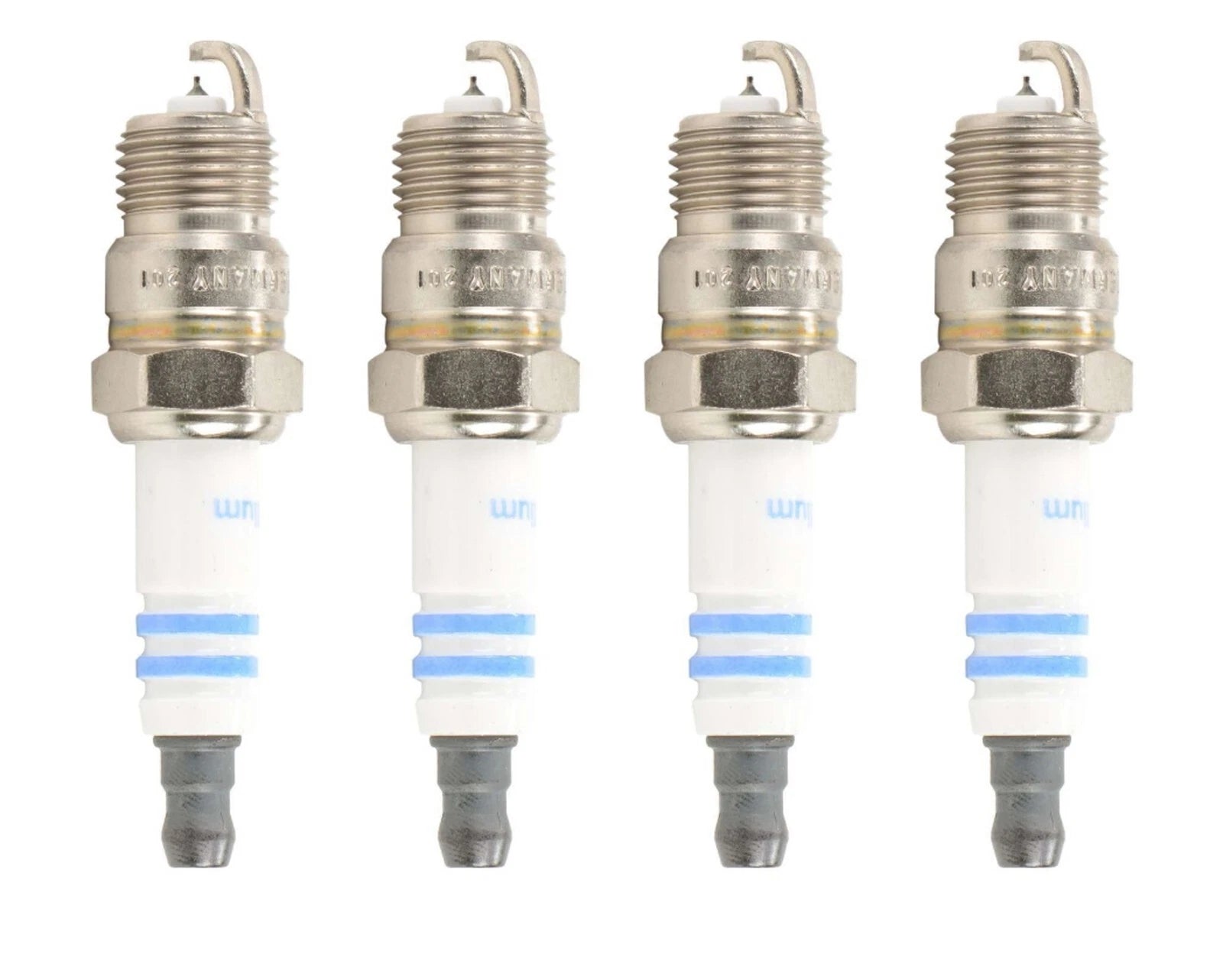 Set of 4 Double Iridium Spark Plugs for Pontiac Buick Chevy GMC (2.5L L4)