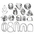 Set of 36 Pottery Earring Molds for DIY Crafts