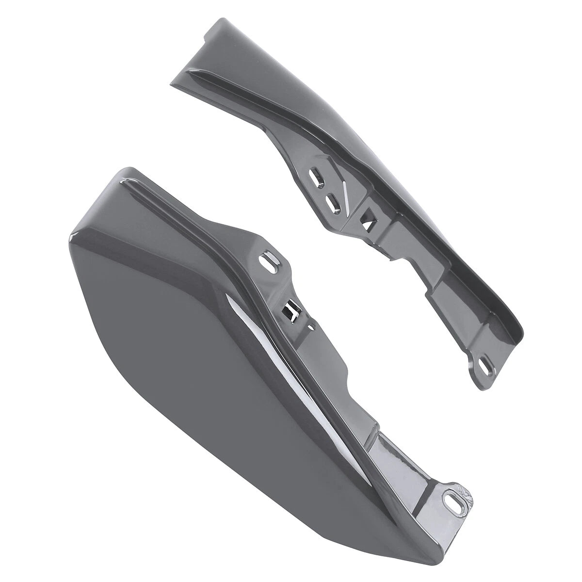 Mid Frame Air Deflectors for CVO Street Road Glide (2018) - Gunship Gray