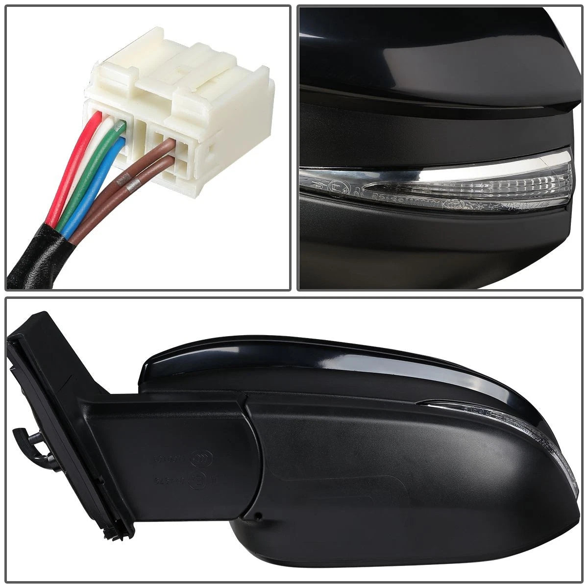 Power Heated Signal Door Mirror Left for Toyota RAV4 (2013–2015) TO1320310