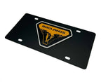License Plate Frame Black Metal 3D Ford Bronco Badlands for Ford Bronco (2021–2024)