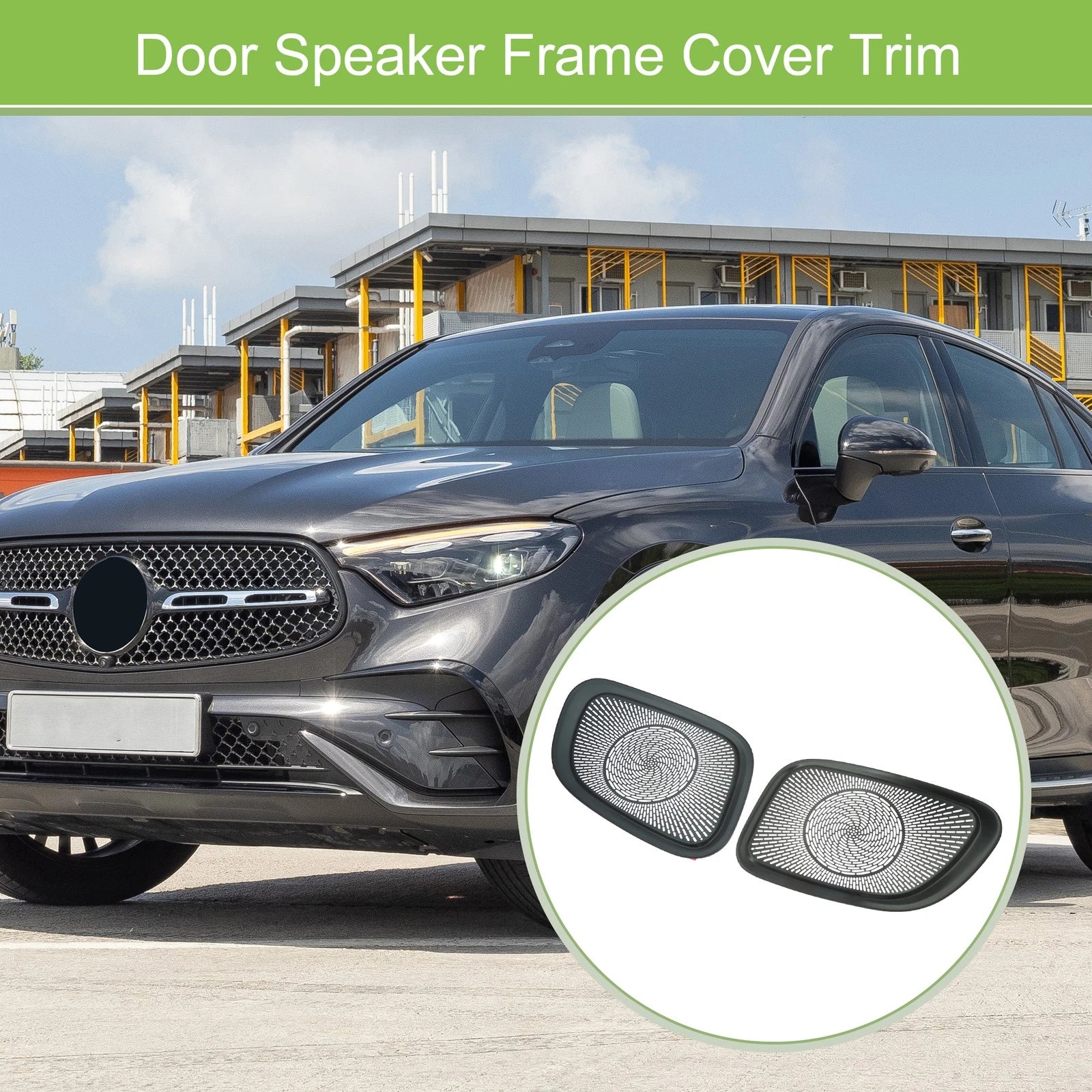 Set of 4 Door Speaker Frame Cover Trim for Mercedes Benz GLC (2023)