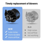 A/C Heater Blower Motor for Jeep Wrangler Cherokee 4.0L (1997–2001) w/ Fan Cage