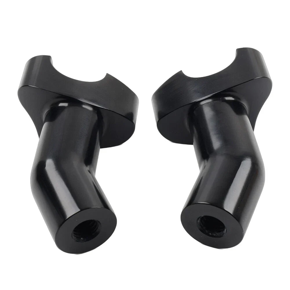 3.5" Pullback Handlebar Risers Black for Harley Dyna Softail Road King