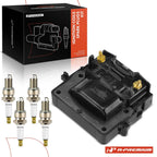 Ignition Coil & Iridium Platinum Spark Plug for Toyota Corolla (2010–2019)