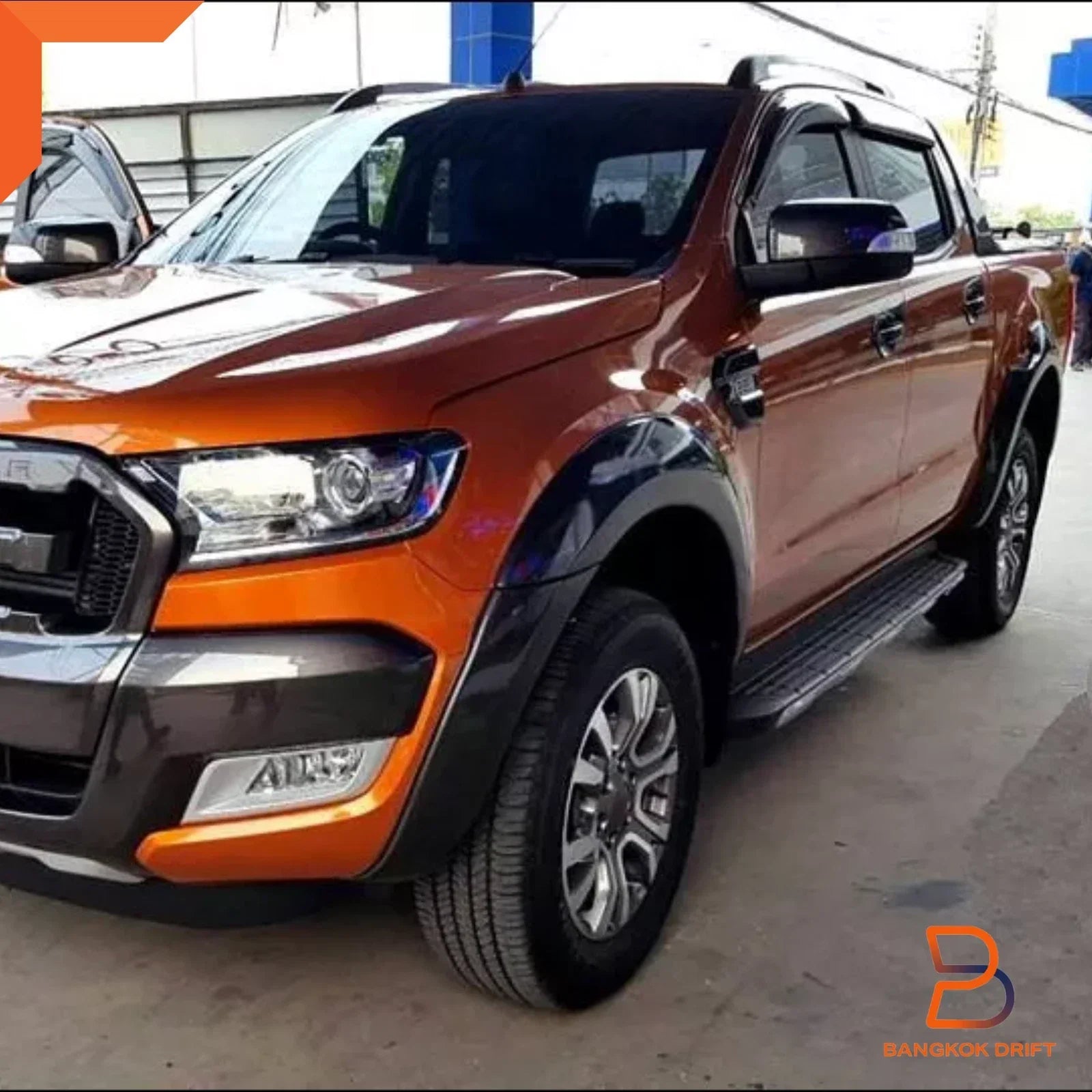 Fender Flares for Ford Ranger PX2 Ute 2015-2018 with Rubber Seal