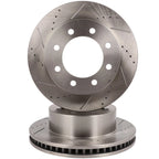 Front Drilled Slotted Brake Rotors for Dodge Ram 2500 (2003–2008)