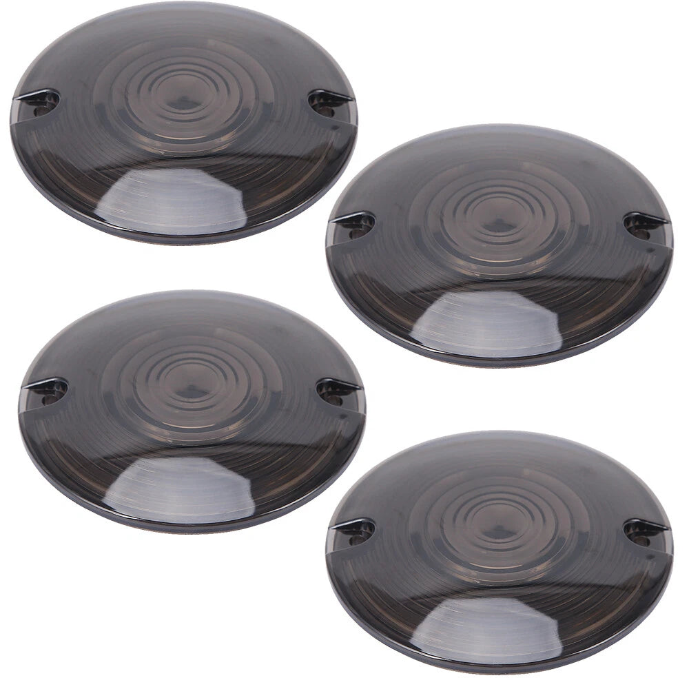 4Pcs Turn Signal Light Lens Cover for Harley Touring Road King Road Glide